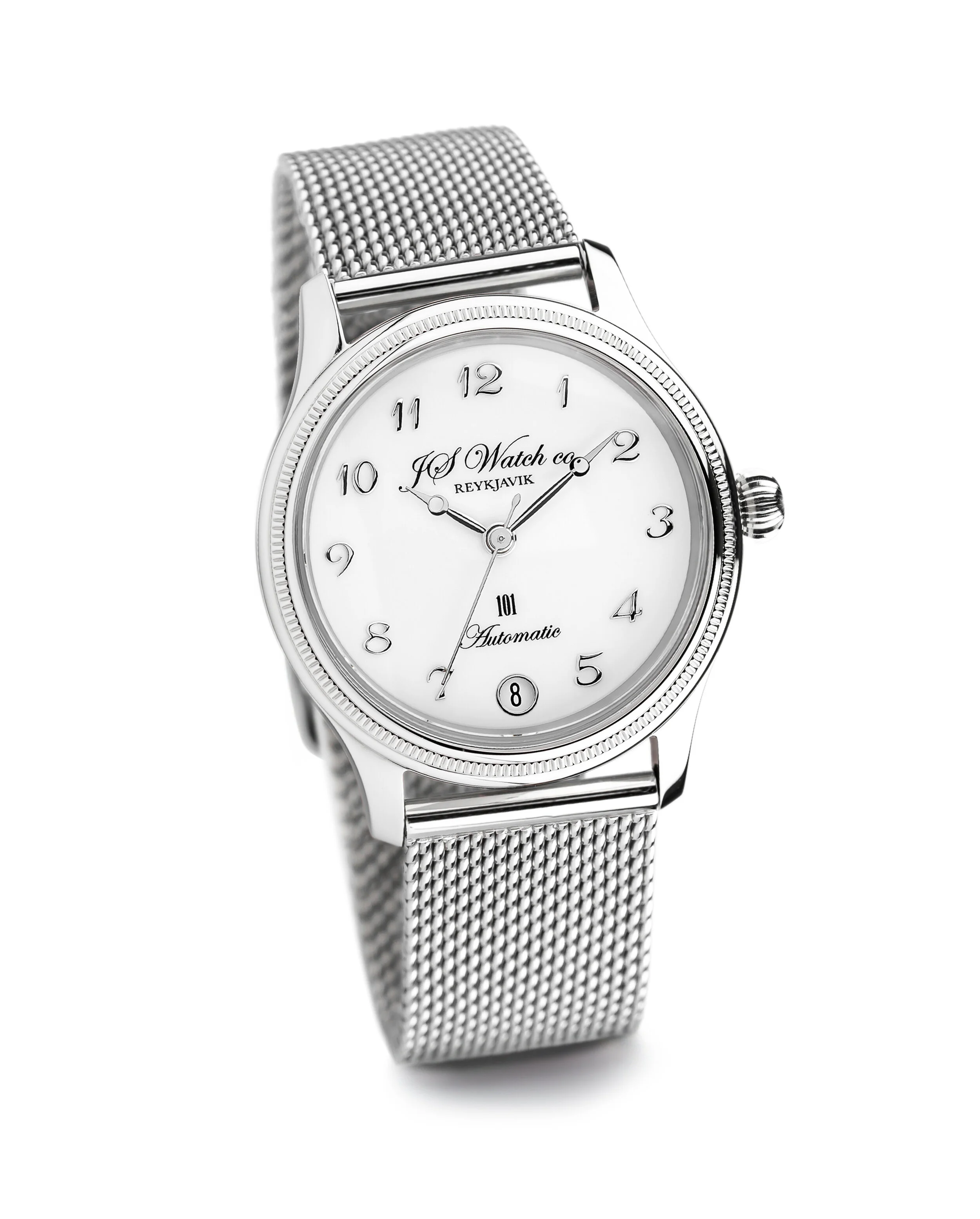 JS Watch Company Reykjavik — 101 32mm White Arabic